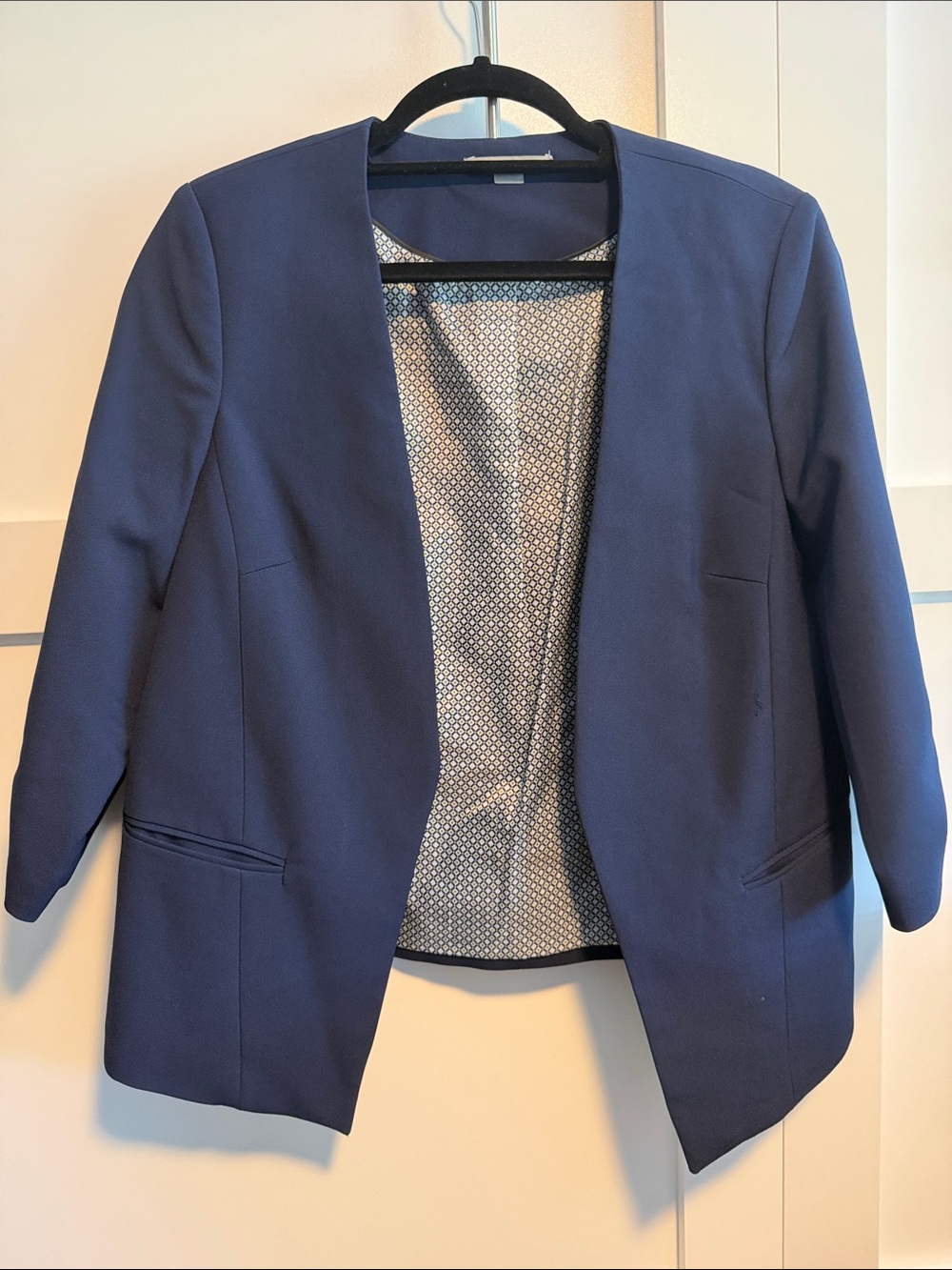 Tart Women's Open-Front Navy Blazer Jacket